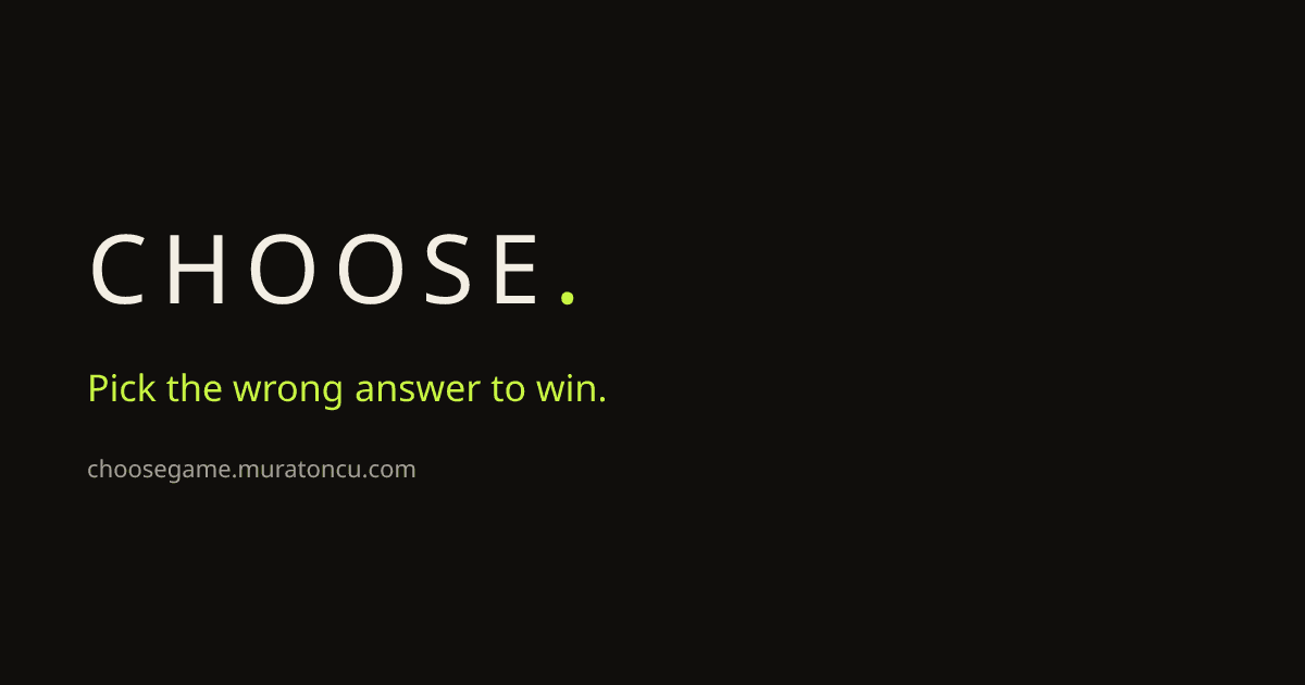 Choose Game screenshot